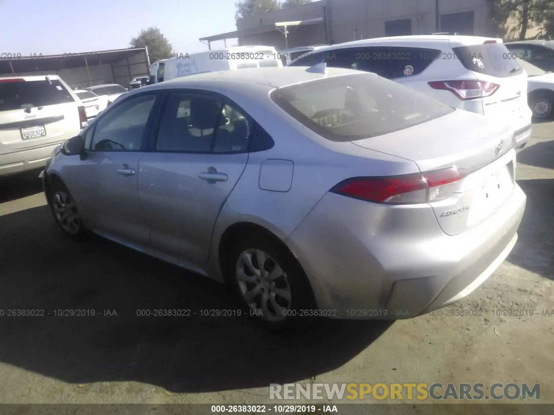 3 Photograph of a damaged car JTDEPRAE9LJ023078 TOYOTA COROLLA 2020