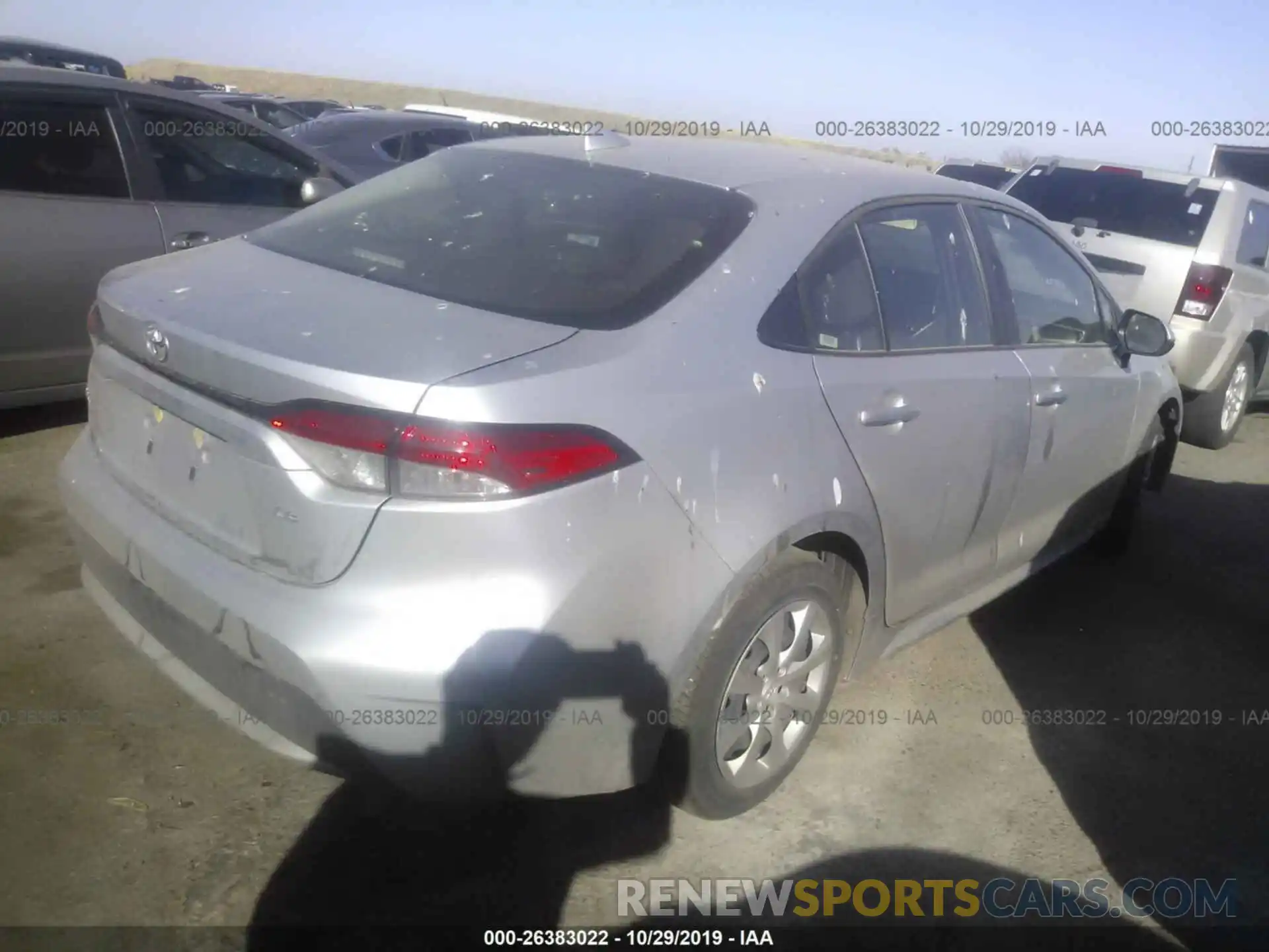 4 Photograph of a damaged car JTDEPRAE9LJ023078 TOYOTA COROLLA 2020