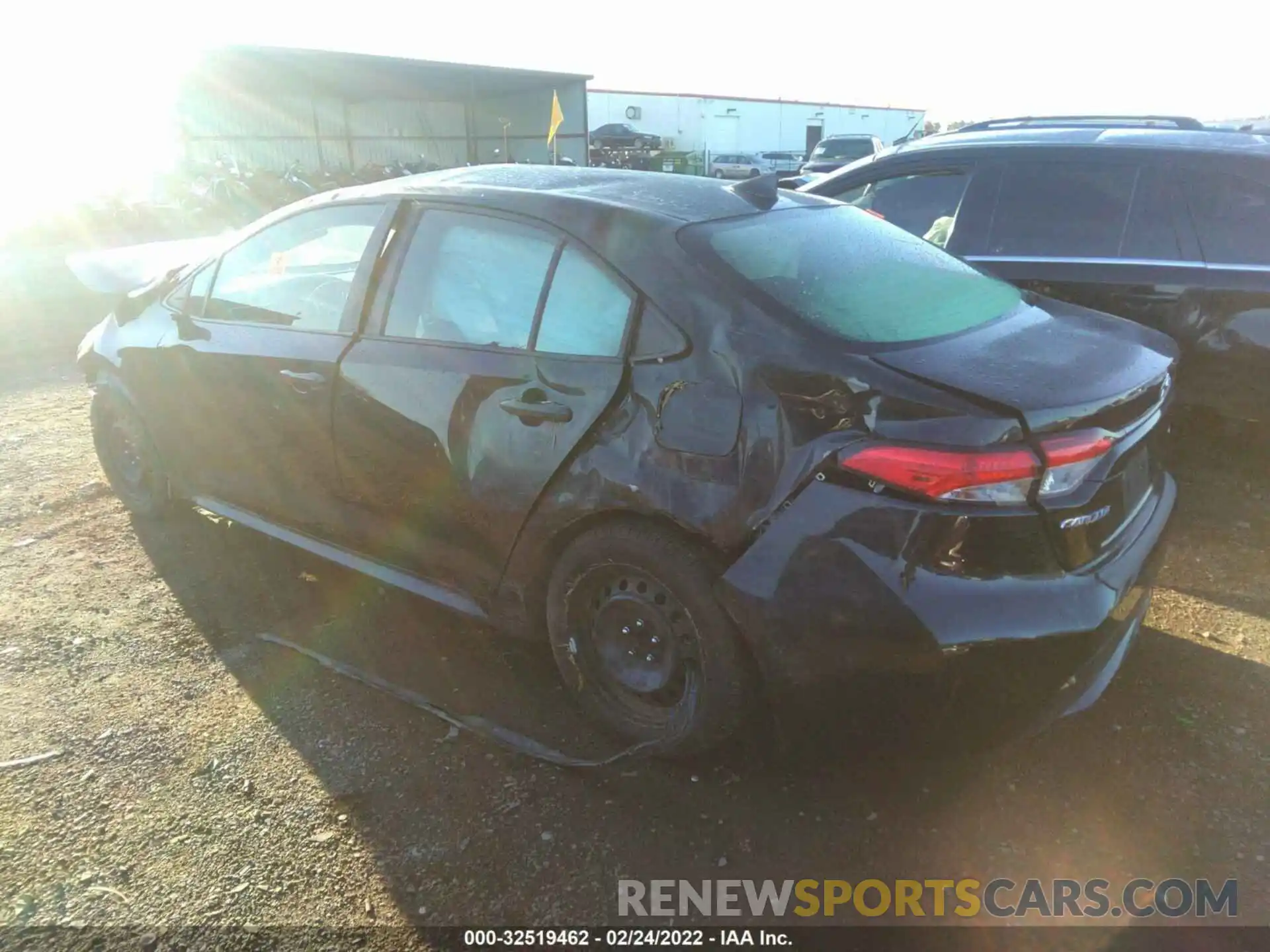 3 Photograph of a damaged car JTDEPRAE9LJ023498 TOYOTA COROLLA 2020