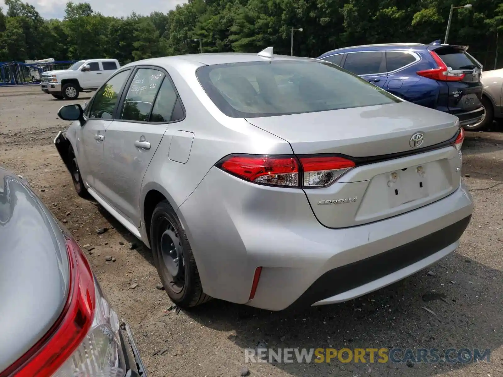 3 Photograph of a damaged car JTDEPRAE9LJ023663 TOYOTA COROLLA 2020