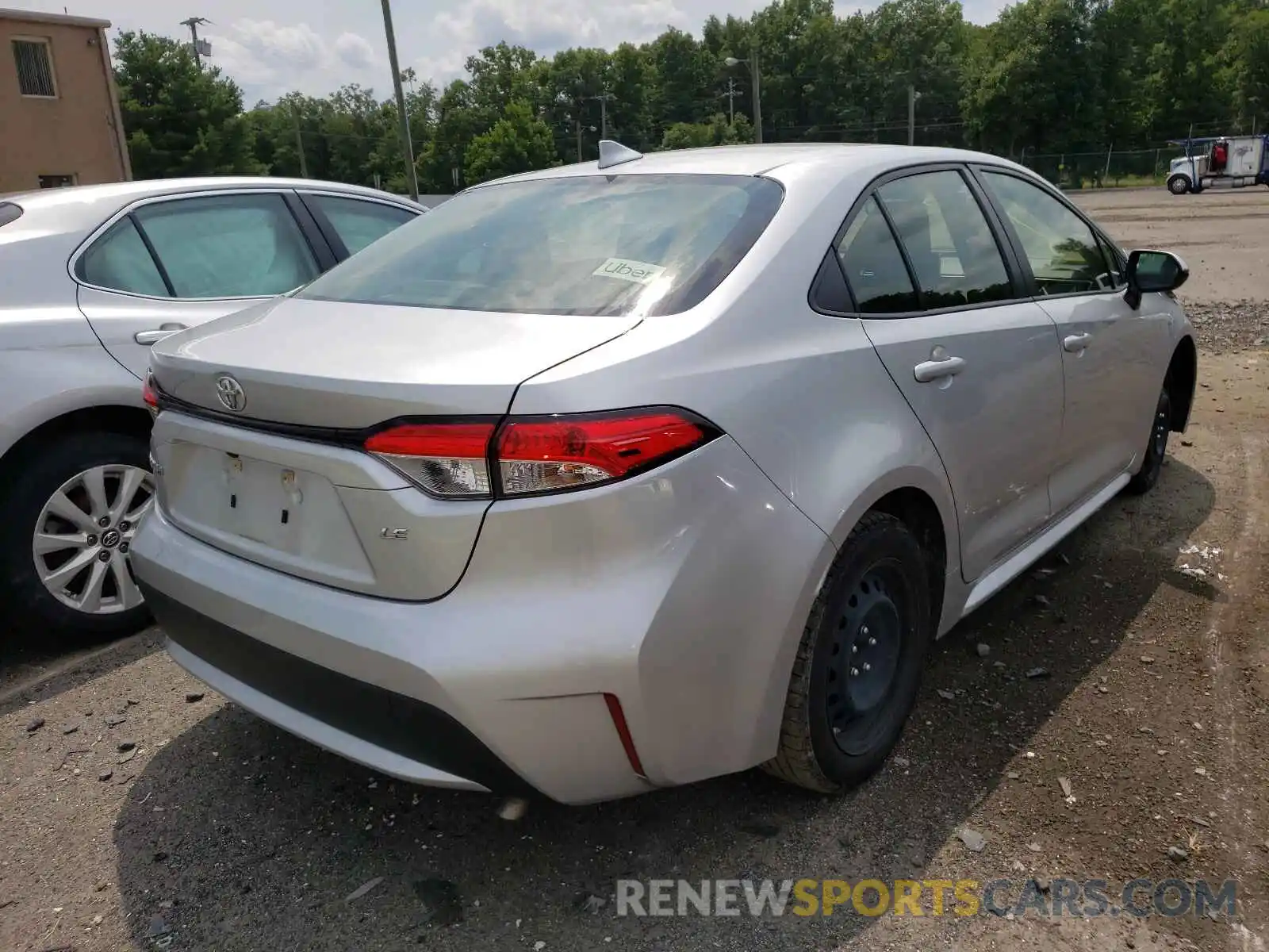 4 Photograph of a damaged car JTDEPRAE9LJ023663 TOYOTA COROLLA 2020