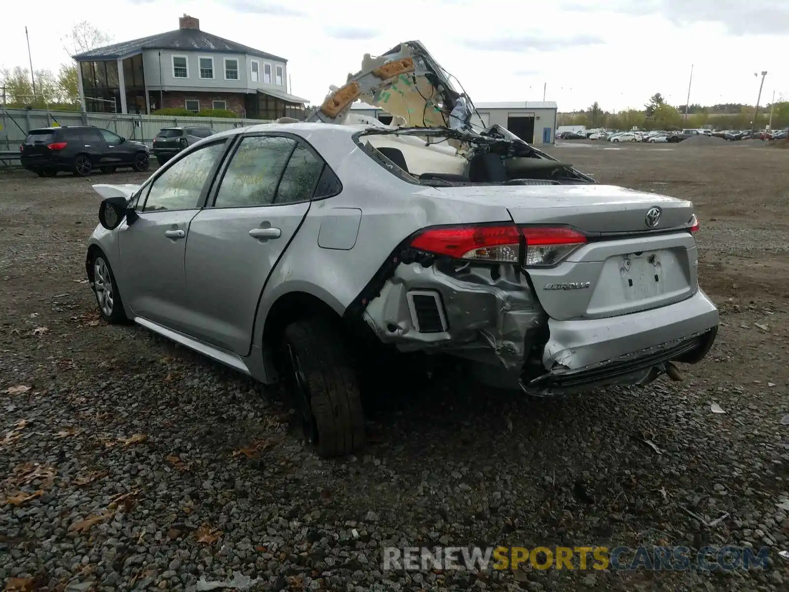 3 Photograph of a damaged car JTDEPRAE9LJ023713 TOYOTA COROLLA 2020