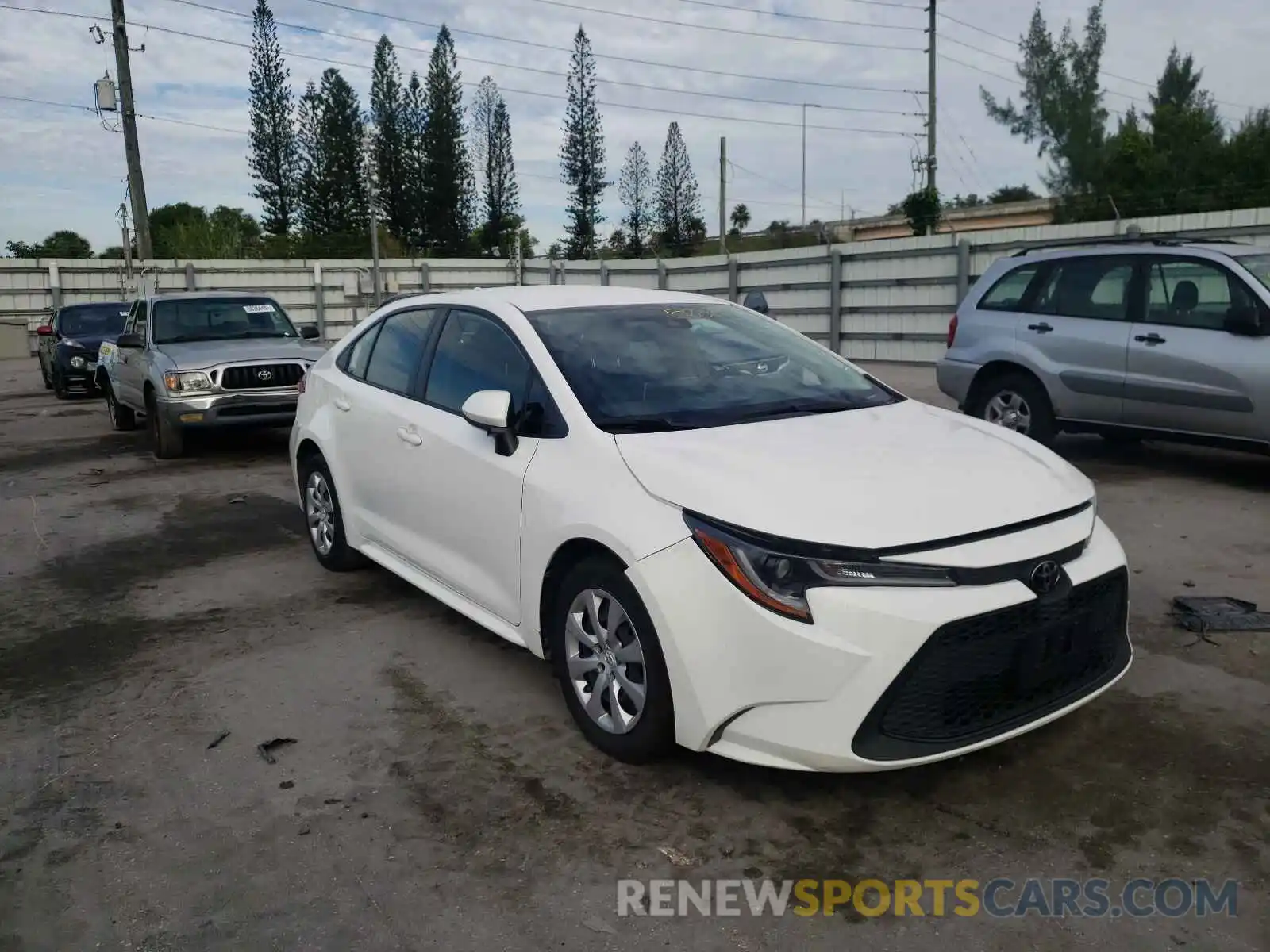 1 Photograph of a damaged car JTDEPRAE9LJ023775 TOYOTA COROLLA 2020