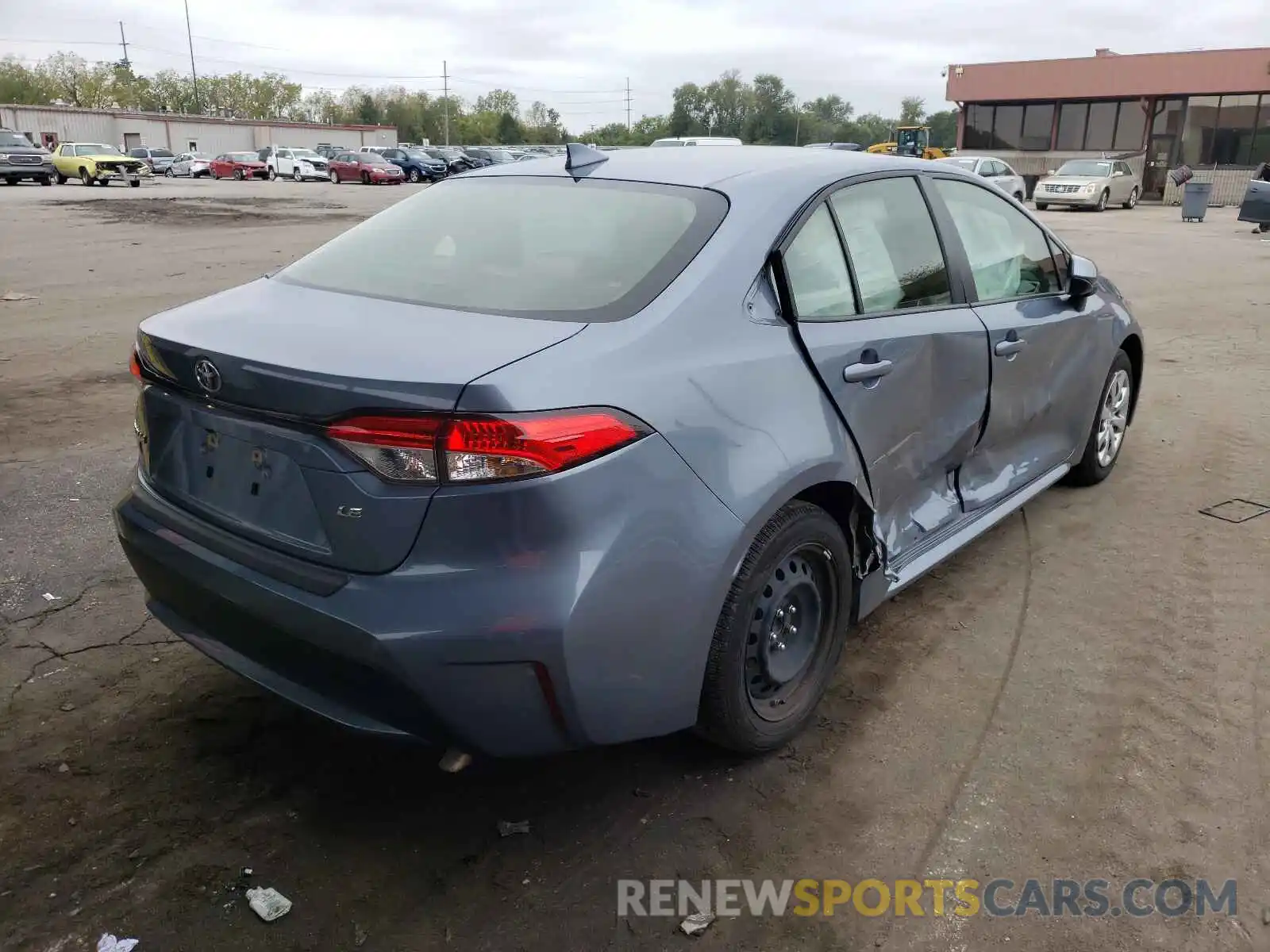 4 Photograph of a damaged car JTDEPRAE9LJ024070 TOYOTA COROLLA 2020