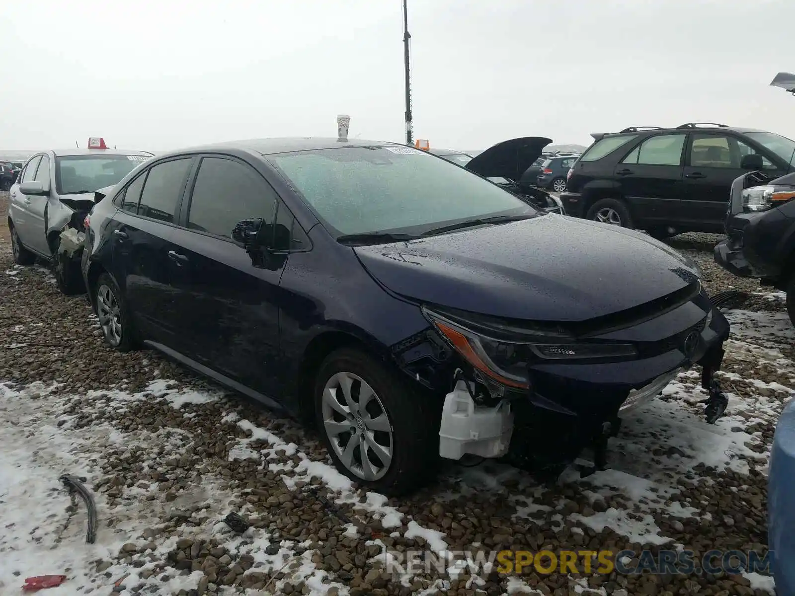 1 Photograph of a damaged car JTDEPRAE9LJ024408 TOYOTA COROLLA 2020