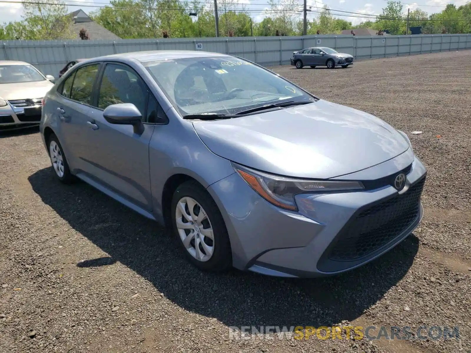 1 Photograph of a damaged car JTDEPRAE9LJ024859 TOYOTA COROLLA 2020