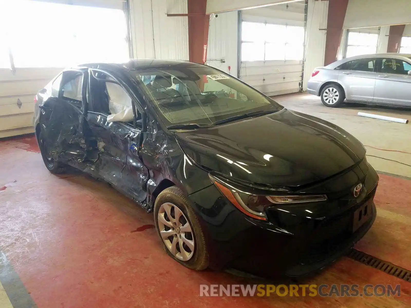 1 Photograph of a damaged car JTDEPRAE9LJ024909 TOYOTA COROLLA 2020