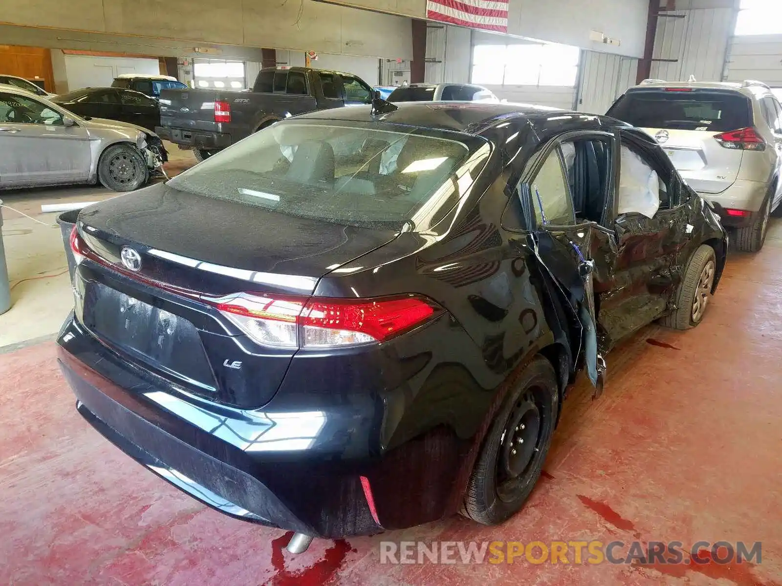 4 Photograph of a damaged car JTDEPRAE9LJ024909 TOYOTA COROLLA 2020