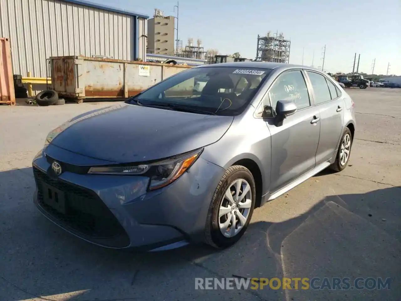 2 Photograph of a damaged car JTDEPRAE9LJ024926 TOYOTA COROLLA 2020