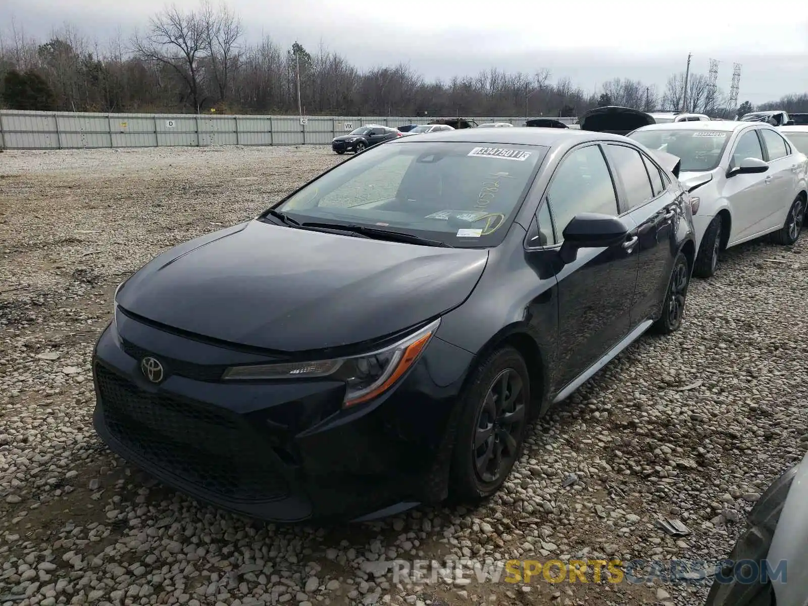 2 Photograph of a damaged car JTDEPRAE9LJ025381 TOYOTA COROLLA 2020