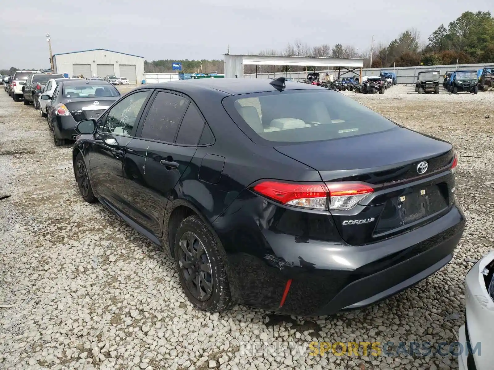 3 Photograph of a damaged car JTDEPRAE9LJ025381 TOYOTA COROLLA 2020