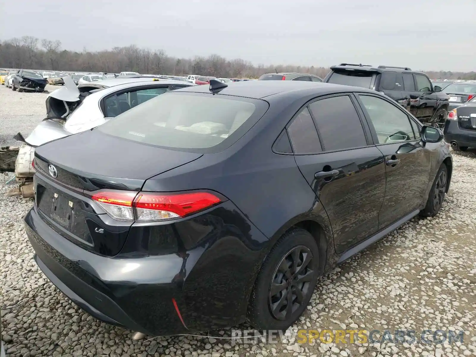 4 Photograph of a damaged car JTDEPRAE9LJ025381 TOYOTA COROLLA 2020