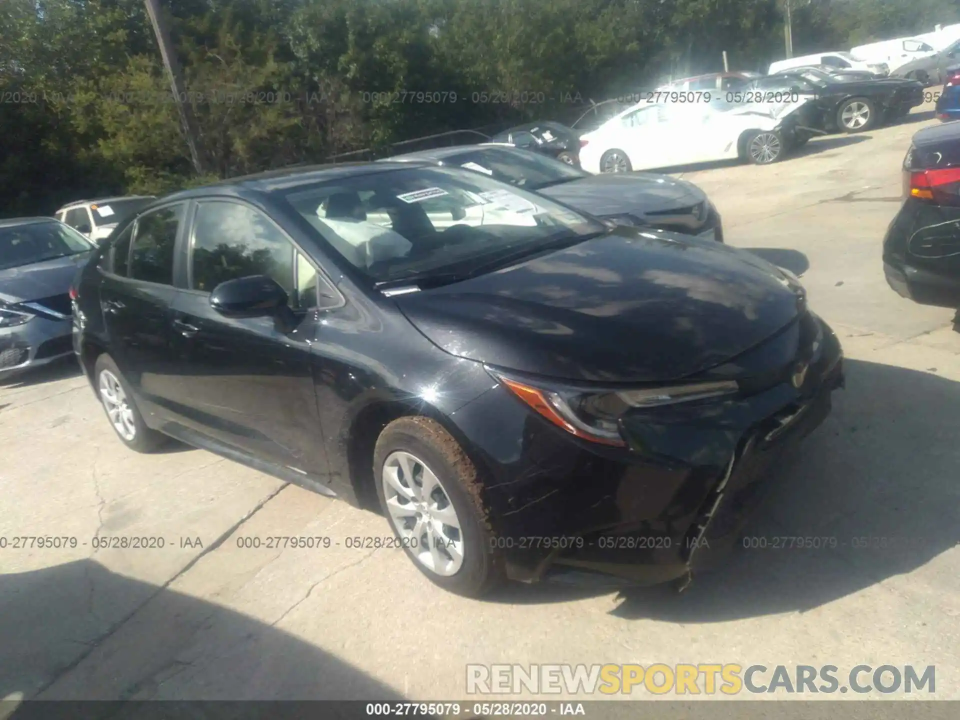 1 Photograph of a damaged car JTDEPRAE9LJ025672 TOYOTA COROLLA 2020