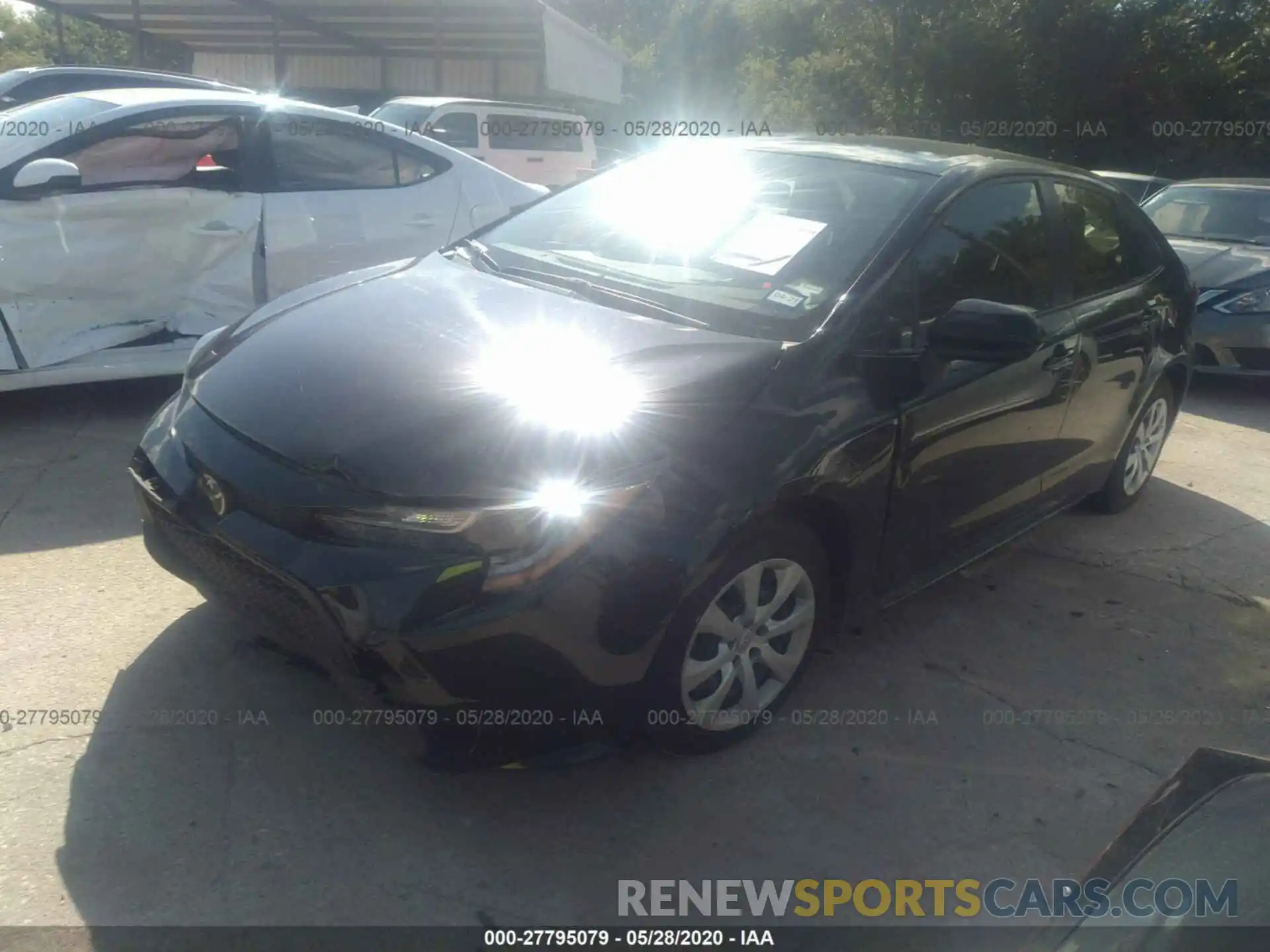 2 Photograph of a damaged car JTDEPRAE9LJ025672 TOYOTA COROLLA 2020