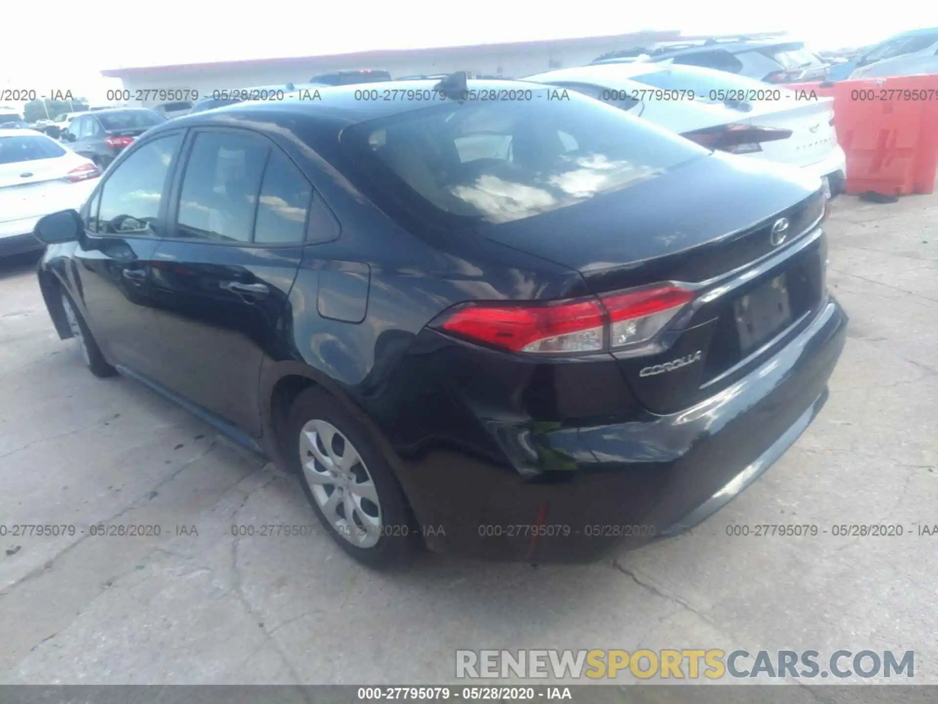 3 Photograph of a damaged car JTDEPRAE9LJ025672 TOYOTA COROLLA 2020