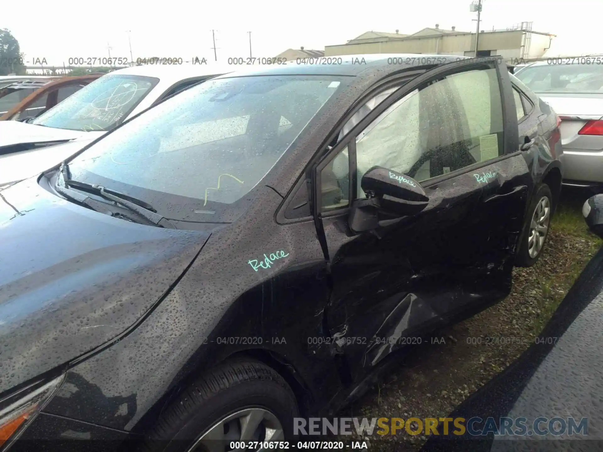 6 Photograph of a damaged car JTDEPRAE9LJ025879 TOYOTA COROLLA 2020