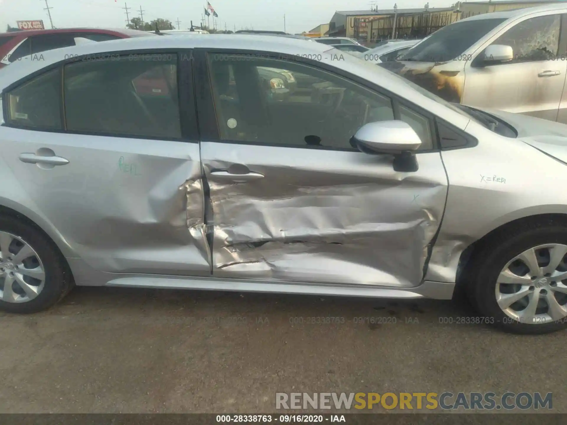 6 Photograph of a damaged car JTDEPRAE9LJ025901 TOYOTA COROLLA 2020