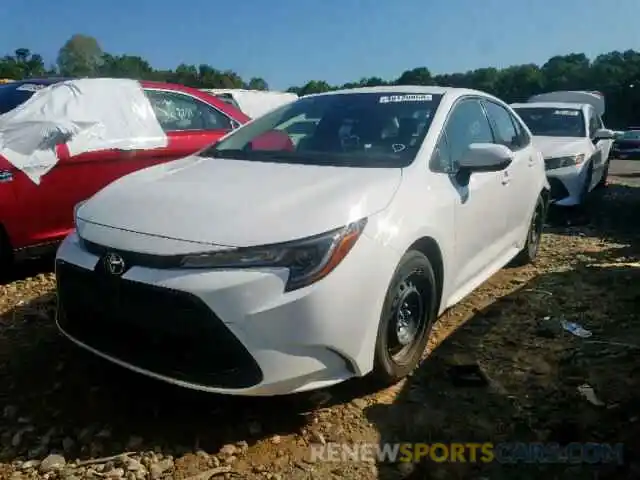 2 Photograph of a damaged car JTDEPRAE9LJ026076 TOYOTA COROLLA 2020