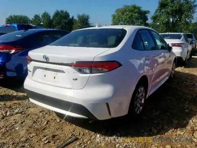 4 Photograph of a damaged car JTDEPRAE9LJ026076 TOYOTA COROLLA 2020