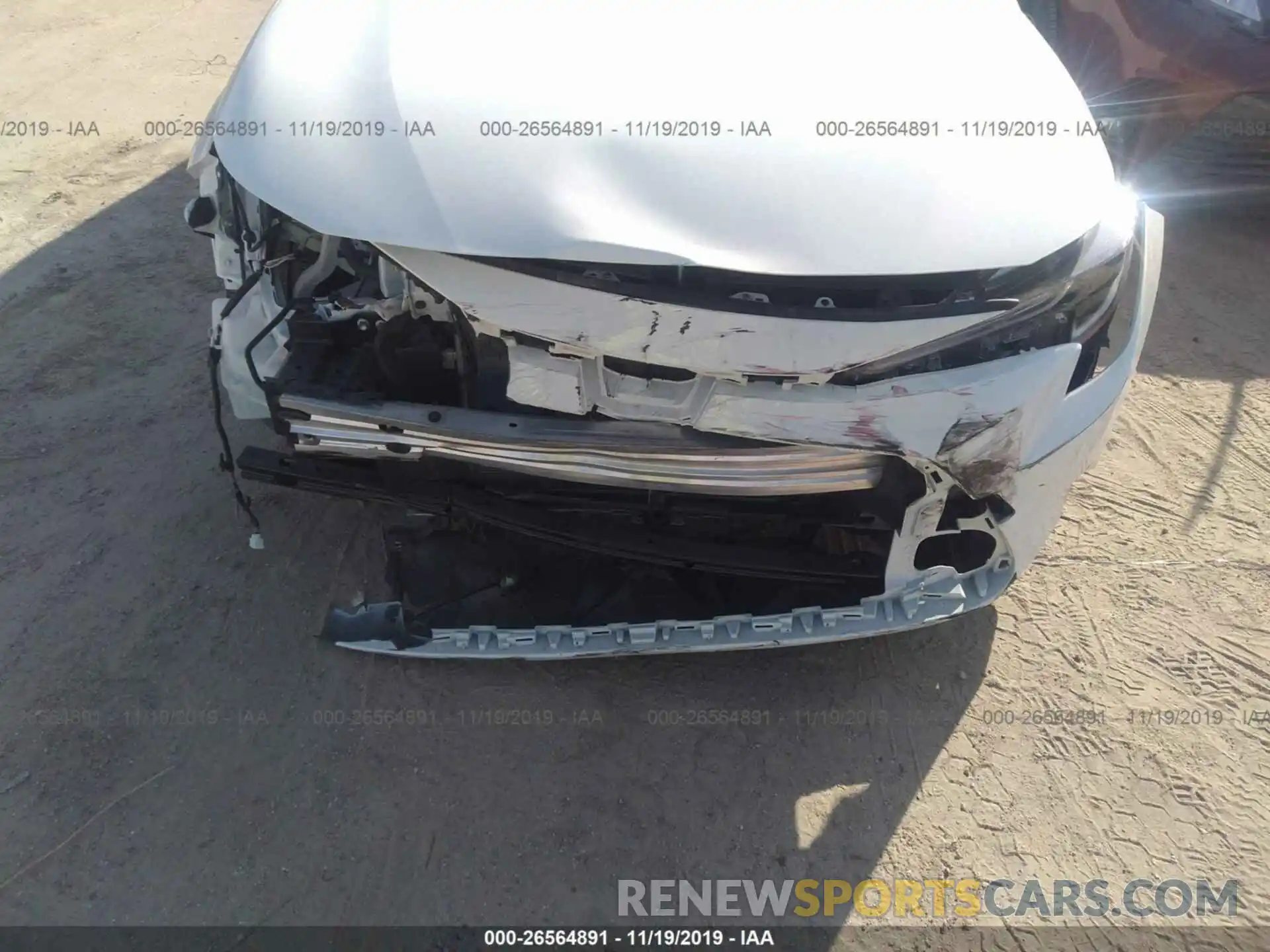 6 Photograph of a damaged car JTDEPRAE9LJ026319 TOYOTA COROLLA 2020