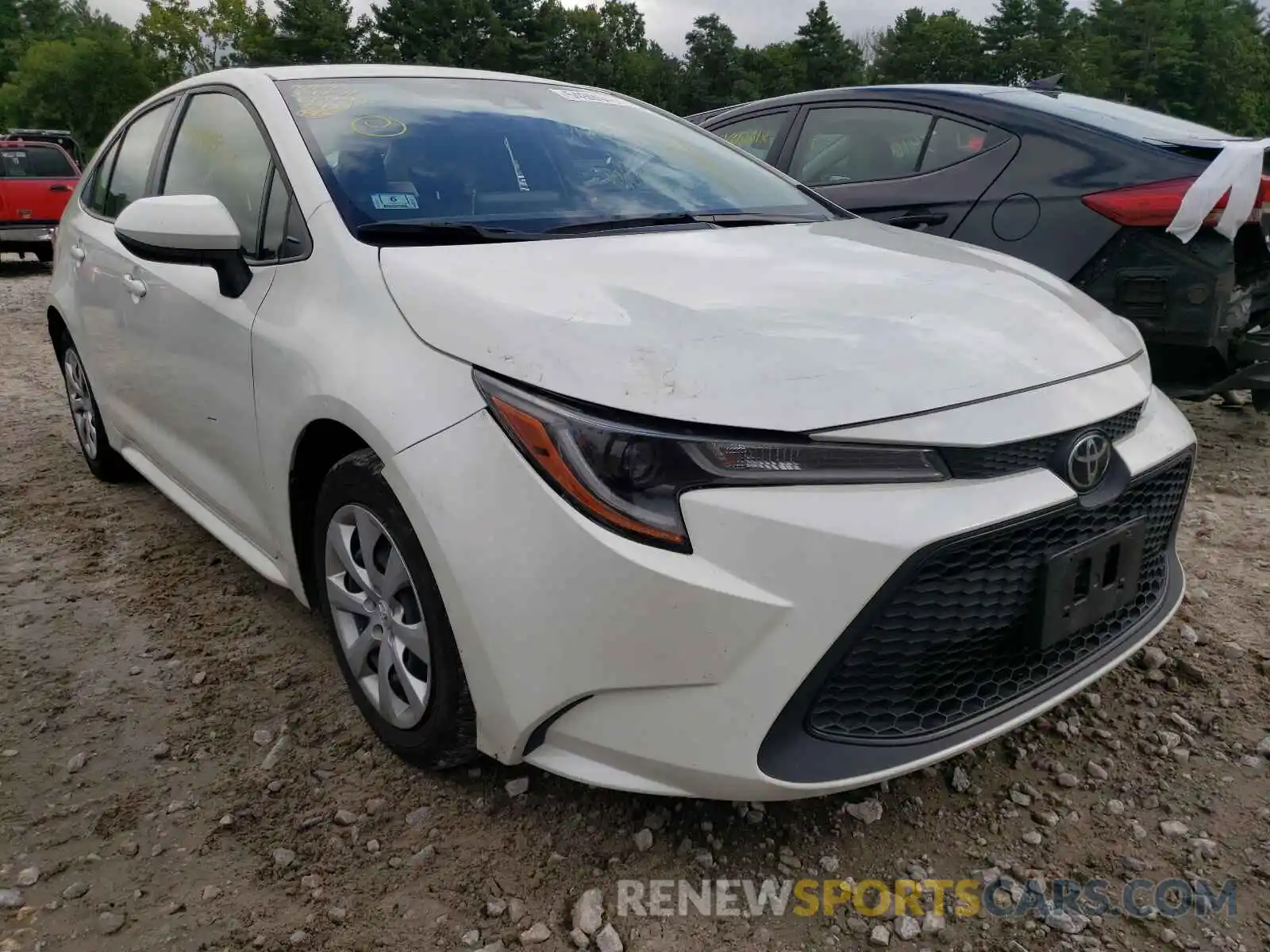 1 Photograph of a damaged car JTDEPRAE9LJ026434 TOYOTA COROLLA 2020