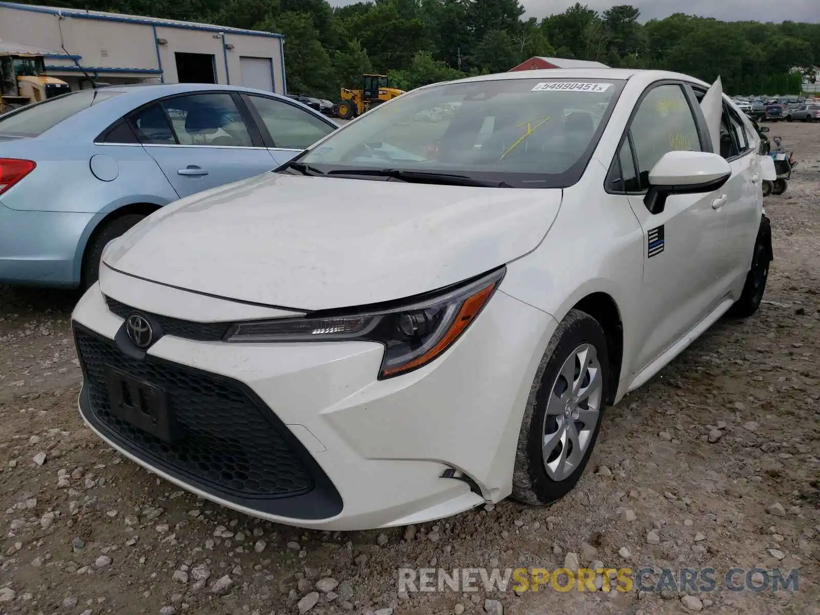 2 Photograph of a damaged car JTDEPRAE9LJ026434 TOYOTA COROLLA 2020