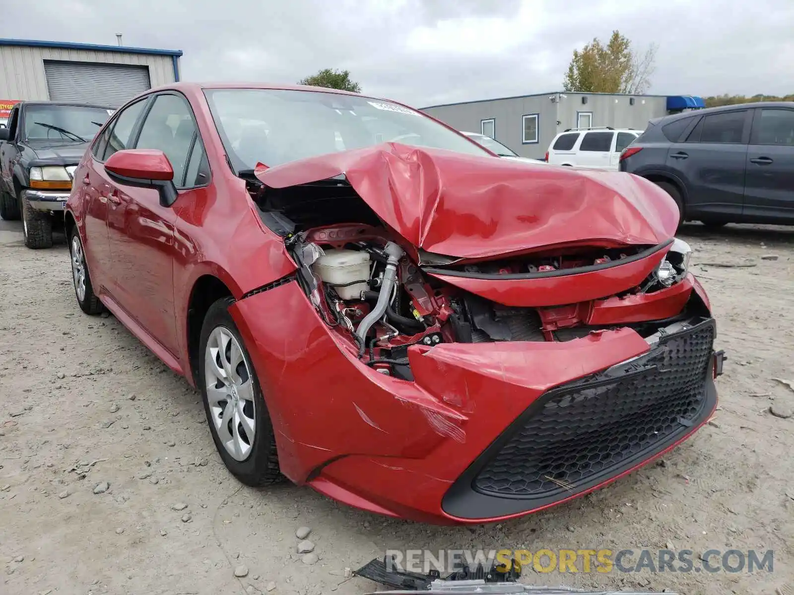 1 Photograph of a damaged car JTDEPRAE9LJ026739 TOYOTA COROLLA 2020