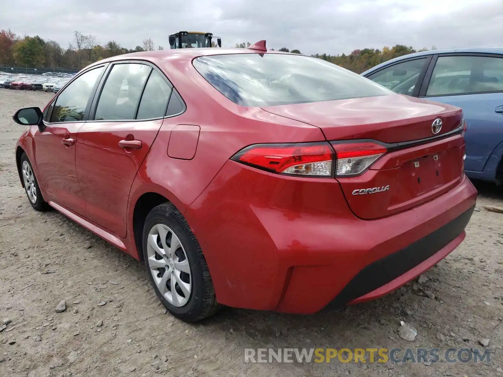 3 Photograph of a damaged car JTDEPRAE9LJ026739 TOYOTA COROLLA 2020