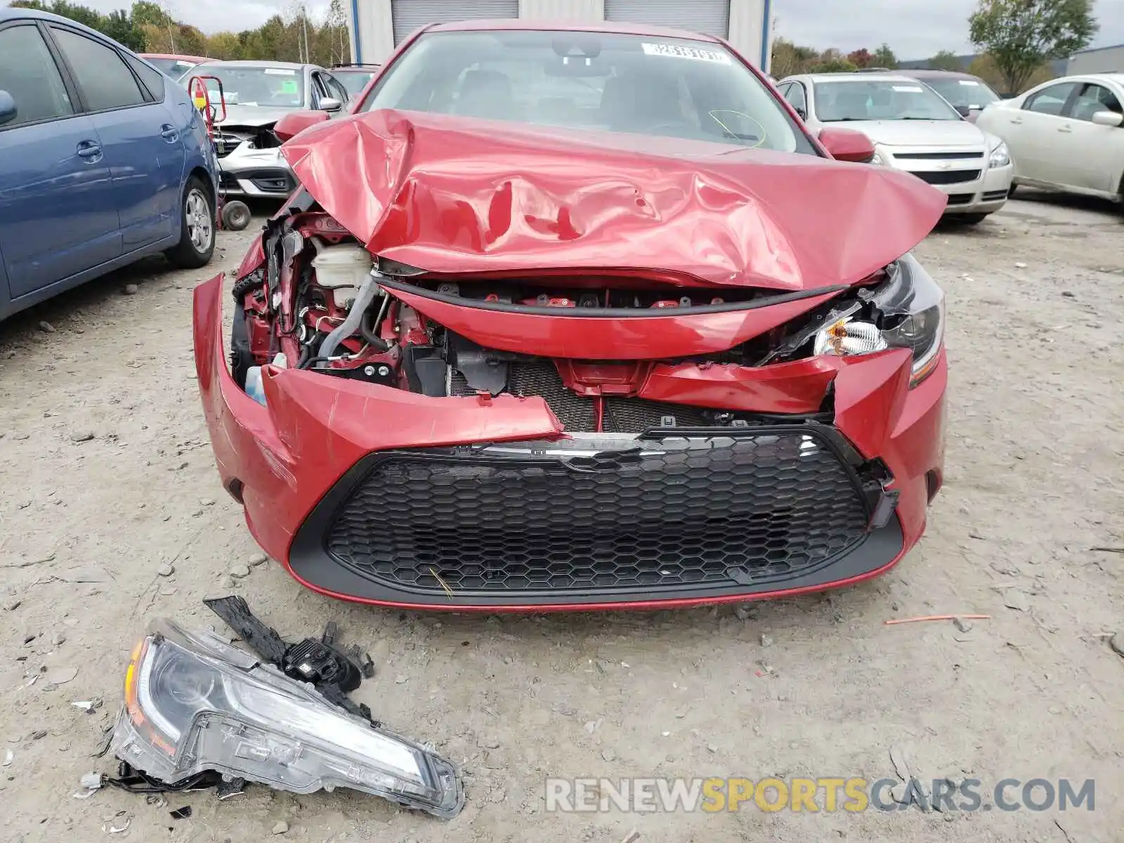 9 Photograph of a damaged car JTDEPRAE9LJ026739 TOYOTA COROLLA 2020