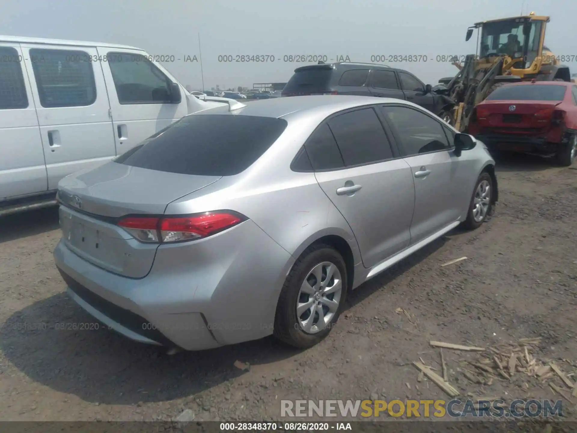 4 Photograph of a damaged car JTDEPRAE9LJ026935 TOYOTA COROLLA 2020