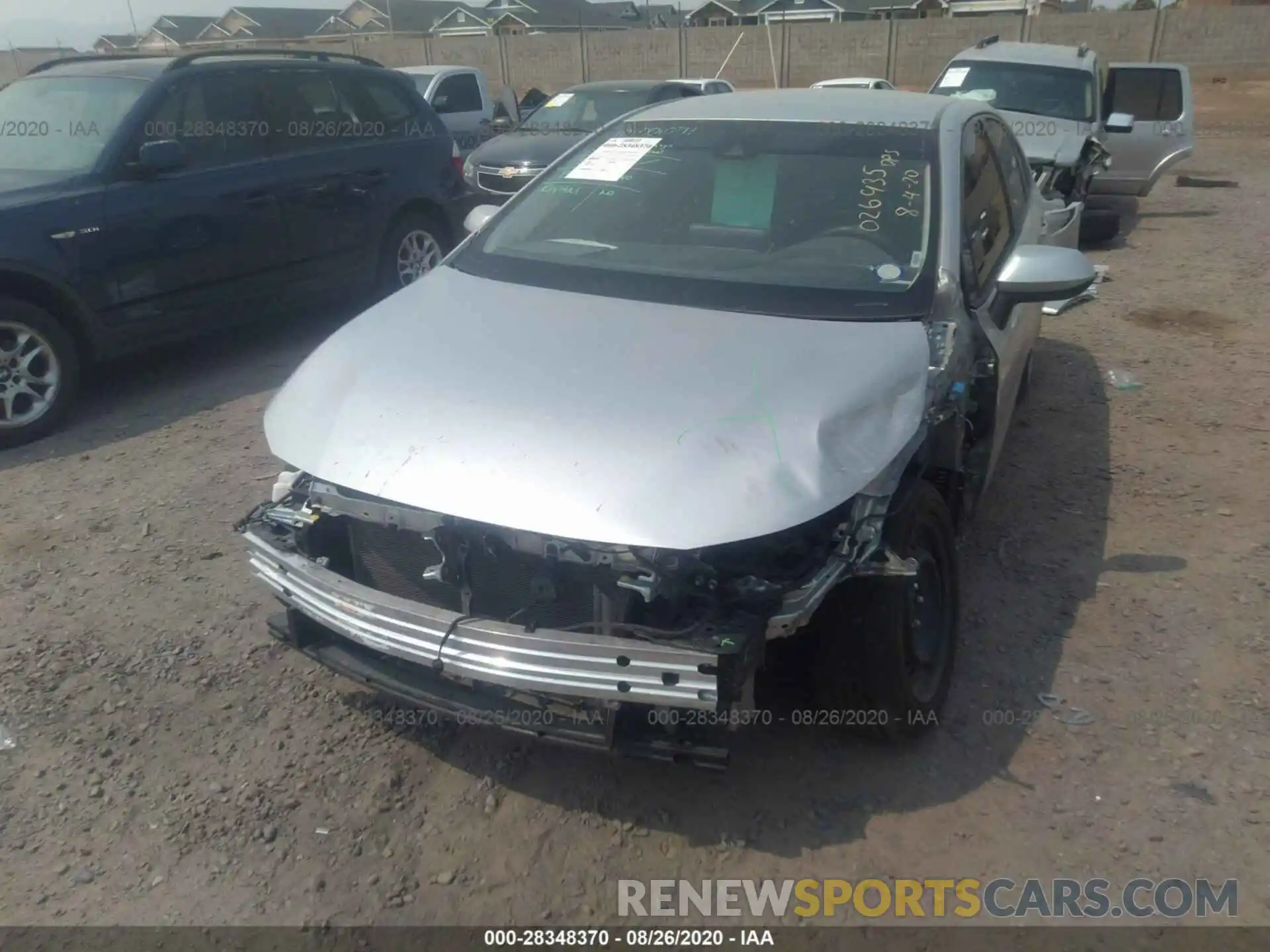 6 Photograph of a damaged car JTDEPRAE9LJ026935 TOYOTA COROLLA 2020