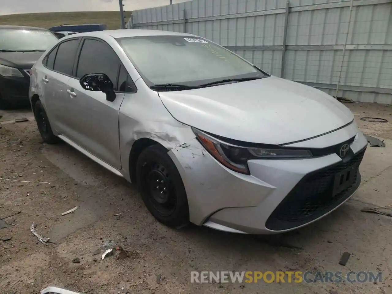 1 Photograph of a damaged car JTDEPRAE9LJ028362 TOYOTA COROLLA 2020