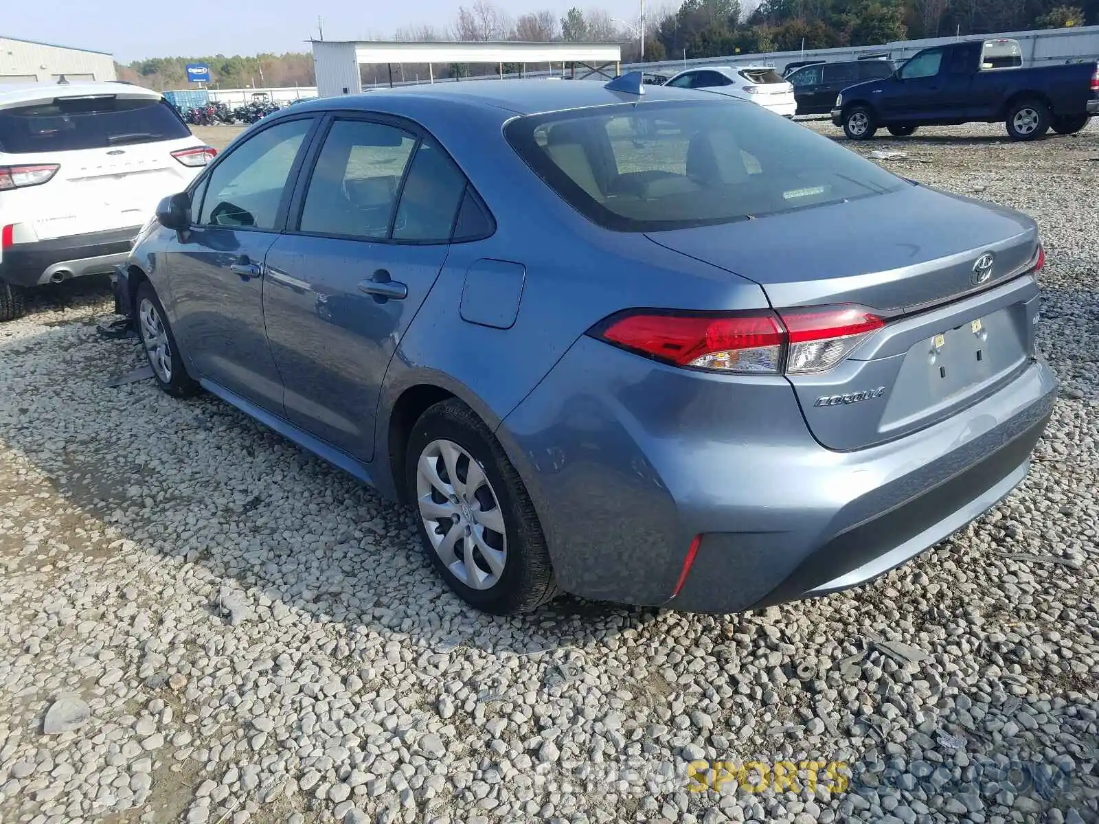 3 Photograph of a damaged car JTDEPRAE9LJ028684 TOYOTA COROLLA 2020