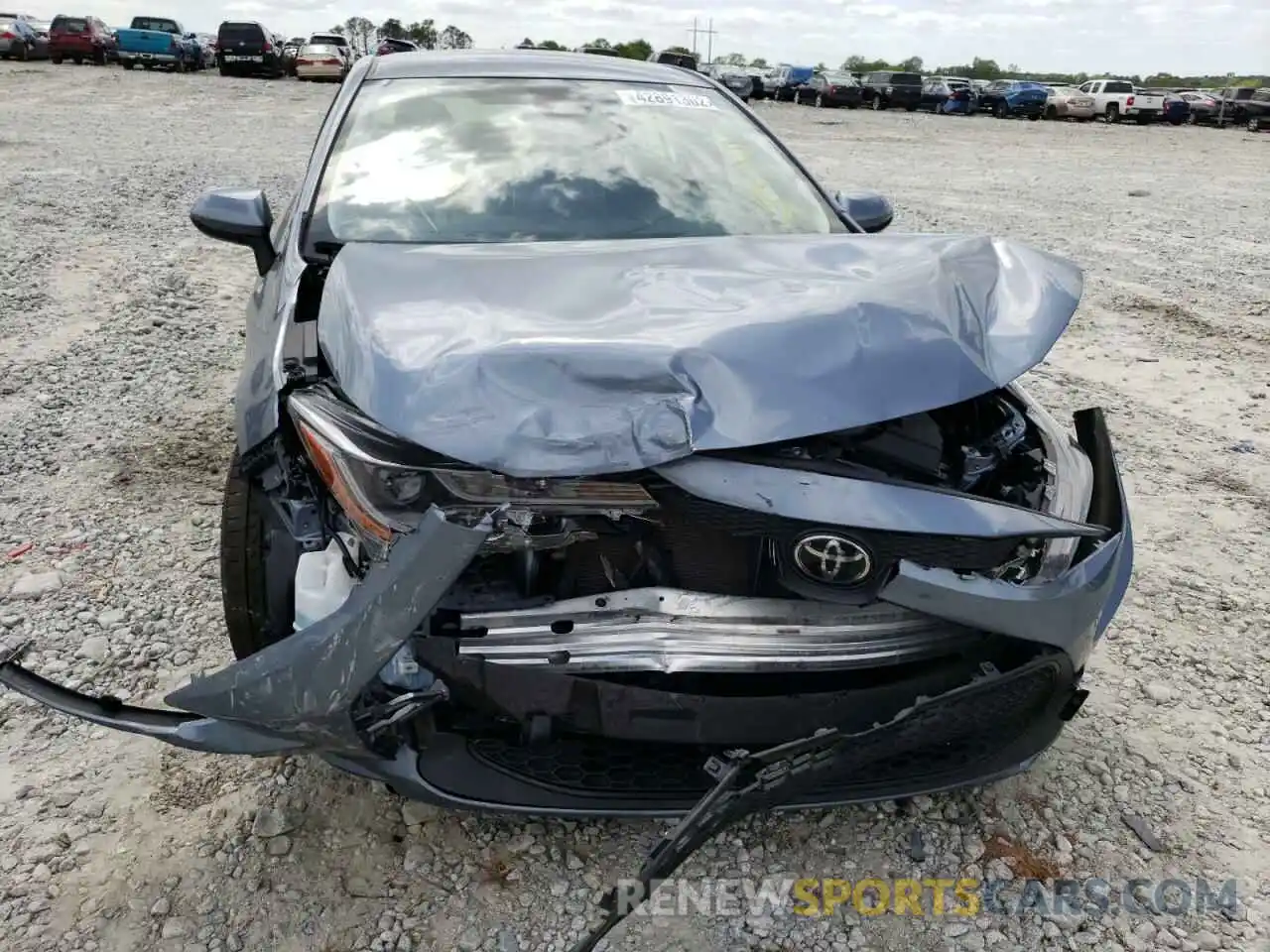 9 Photograph of a damaged car JTDEPRAE9LJ028703 TOYOTA COROLLA 2020