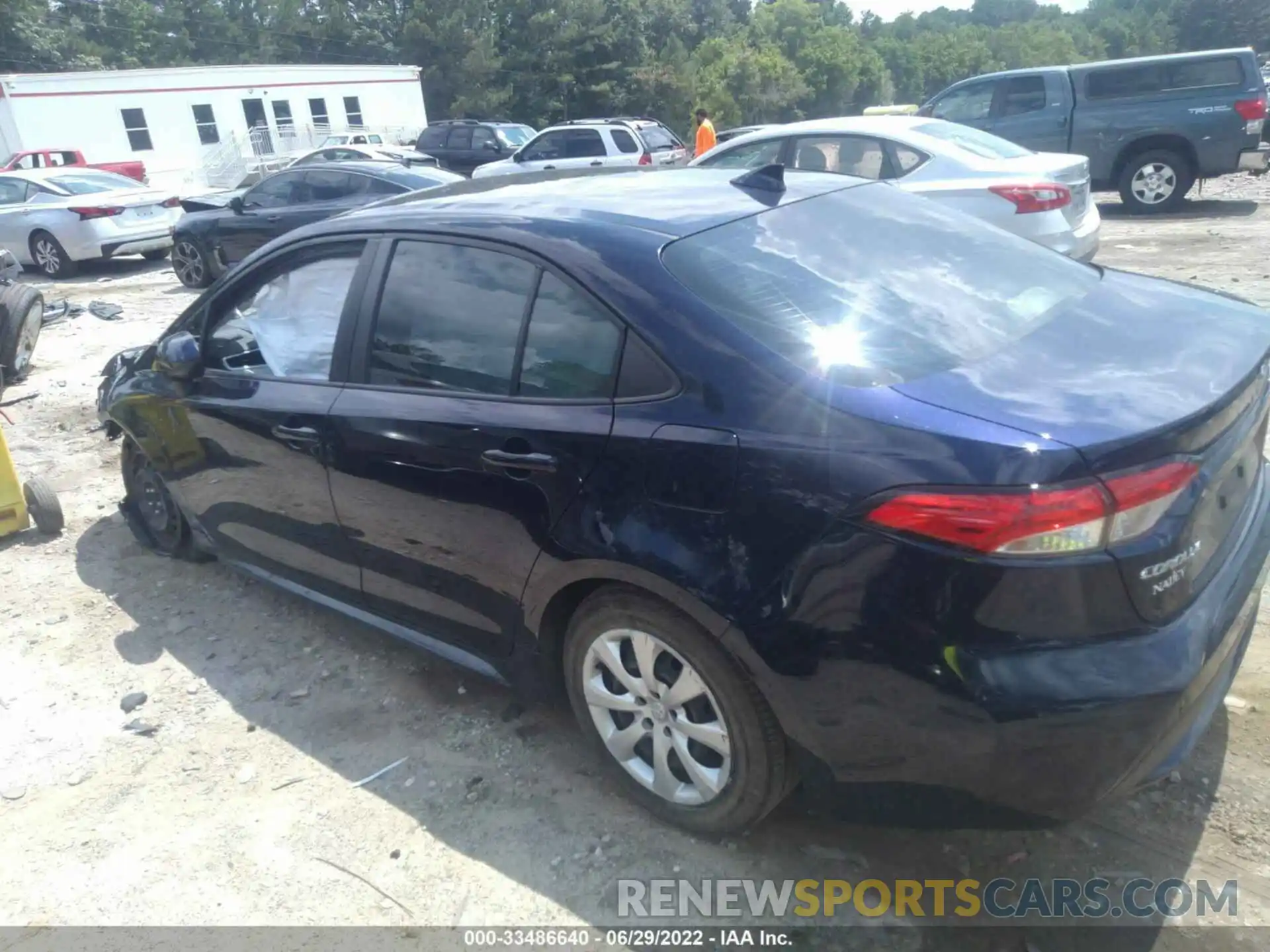 3 Photograph of a damaged car JTDEPRAE9LJ029396 TOYOTA COROLLA 2020