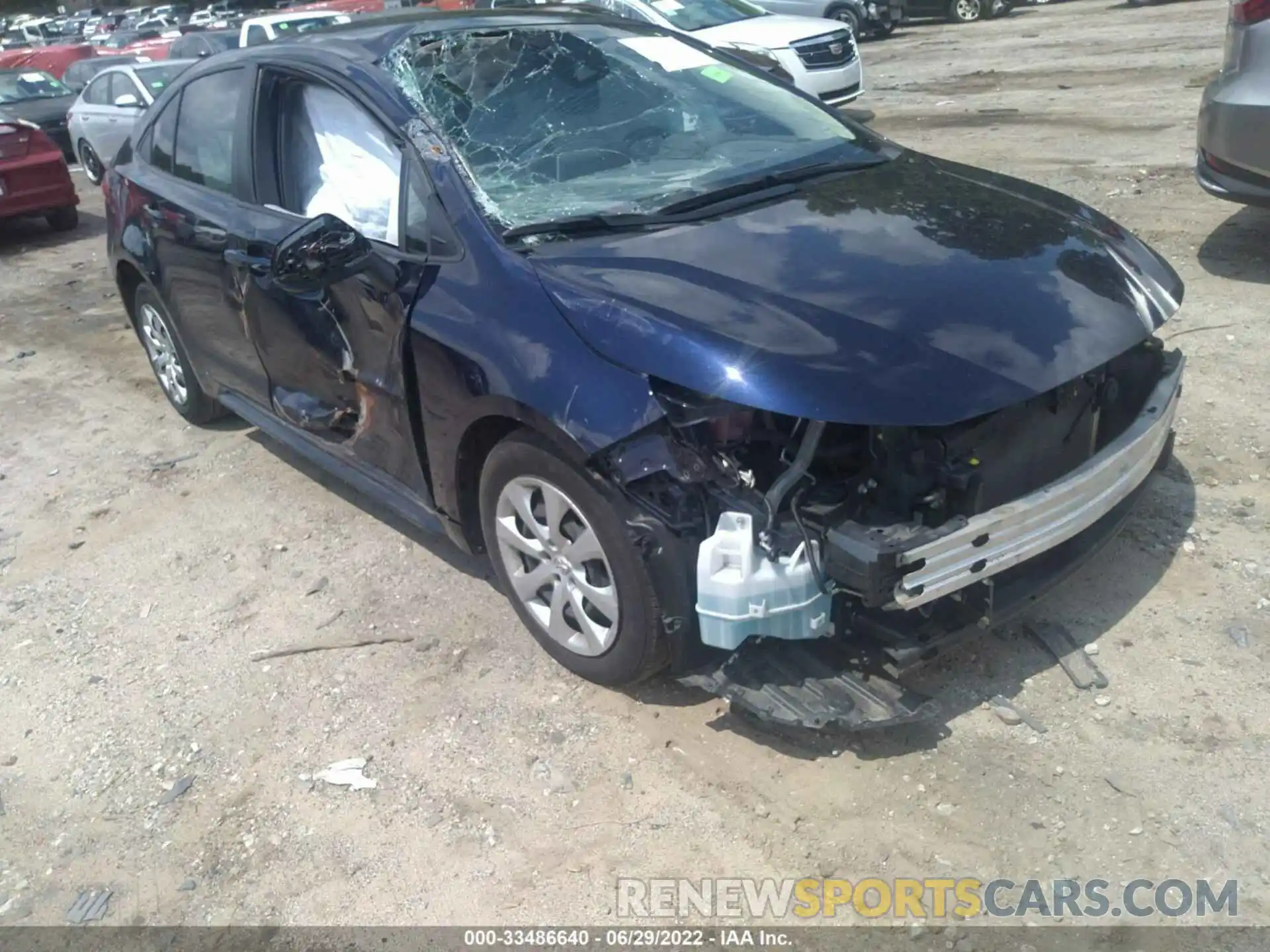 6 Photograph of a damaged car JTDEPRAE9LJ029396 TOYOTA COROLLA 2020