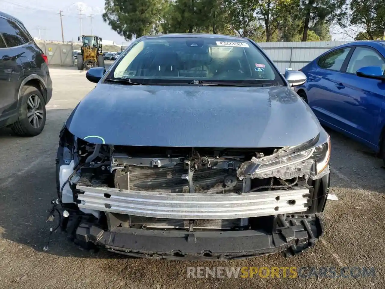 5 Photograph of a damaged car JTDEPRAE9LJ029589 TOYOTA COROLLA 2020