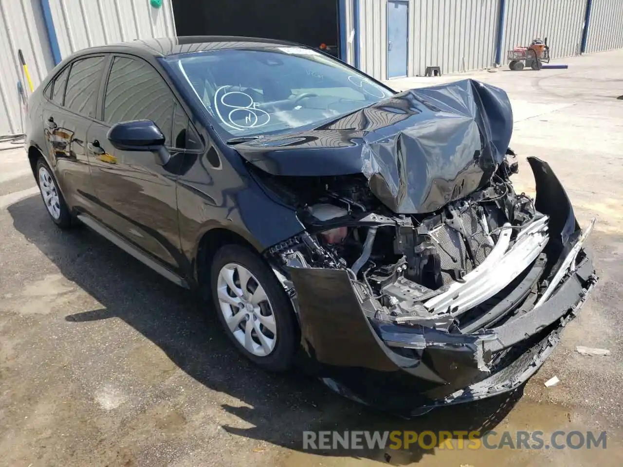 1 Photograph of a damaged car JTDEPRAE9LJ029771 TOYOTA COROLLA 2020