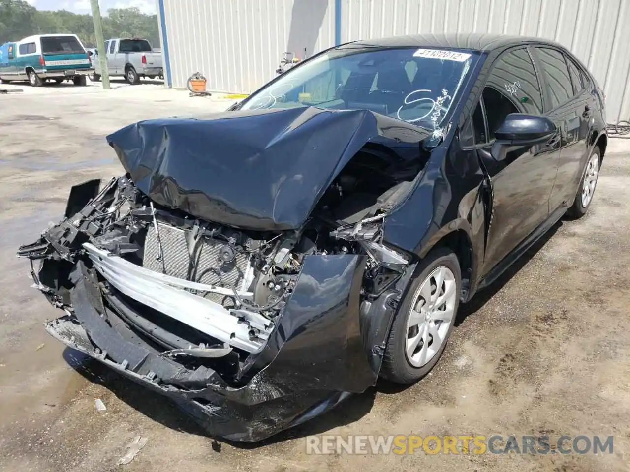 2 Photograph of a damaged car JTDEPRAE9LJ029771 TOYOTA COROLLA 2020