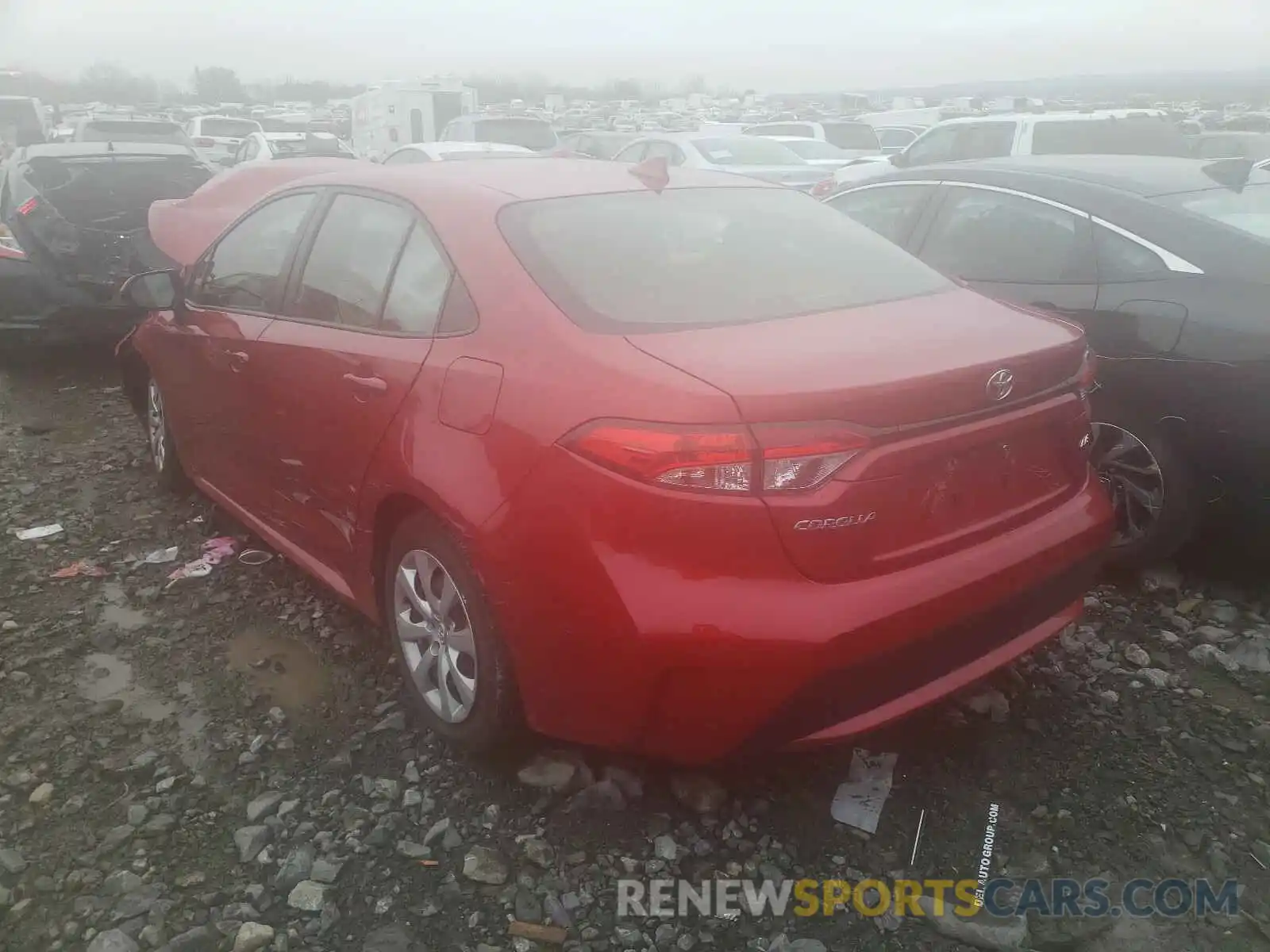 3 Photograph of a damaged car JTDEPRAE9LJ031066 TOYOTA COROLLA 2020