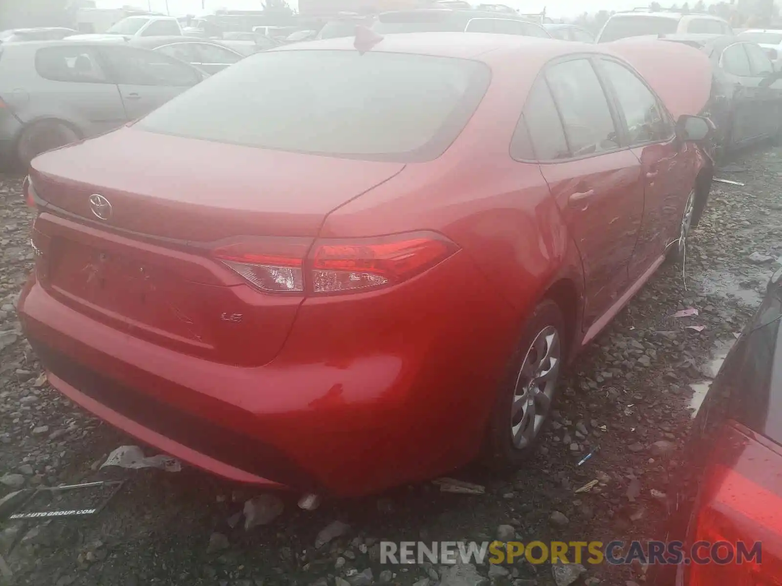 4 Photograph of a damaged car JTDEPRAE9LJ031066 TOYOTA COROLLA 2020