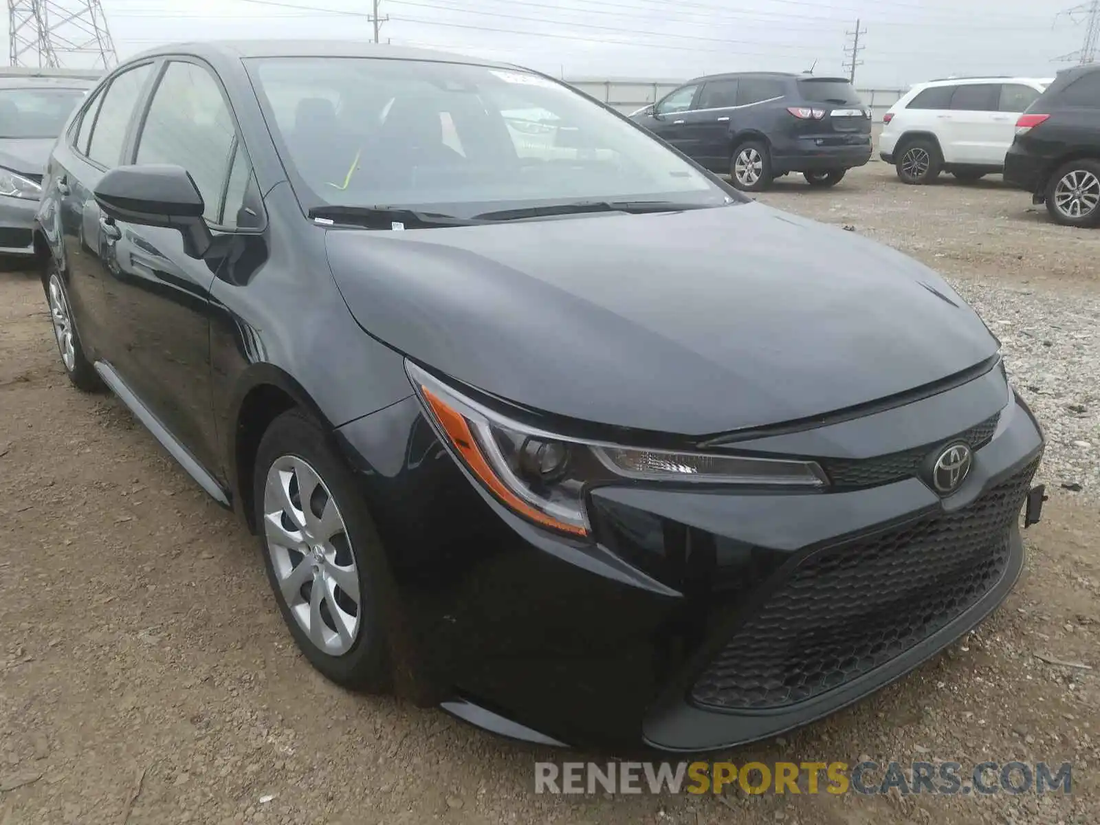 1 Photograph of a damaged car JTDEPRAE9LJ031357 TOYOTA COROLLA 2020