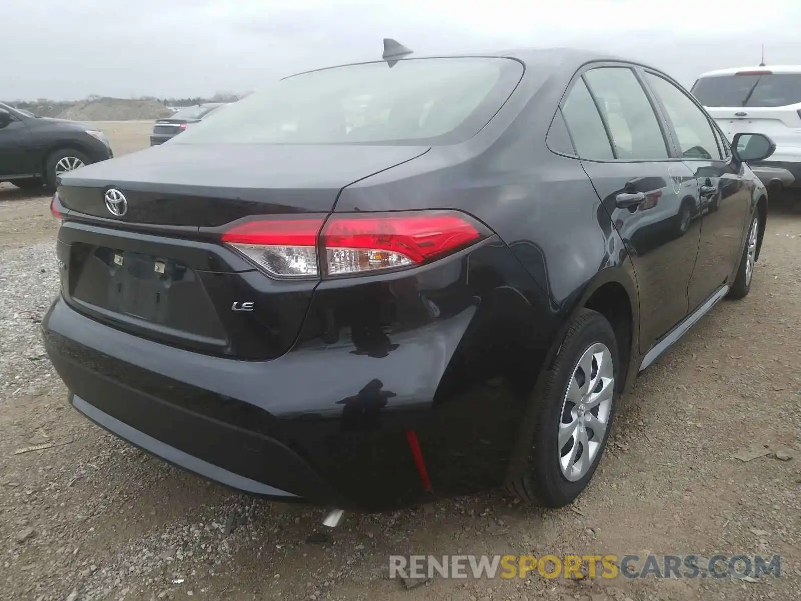 4 Photograph of a damaged car JTDEPRAE9LJ031357 TOYOTA COROLLA 2020