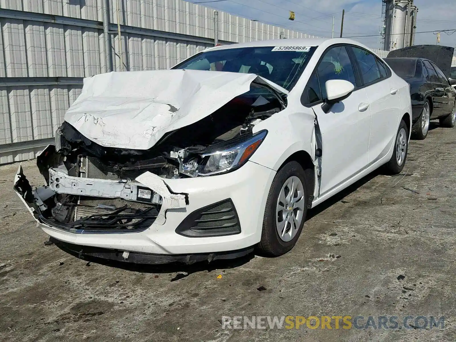 2 Photograph of a damaged car JTDEPRAE9LJ031911 TOYOTA COROLLA 2020