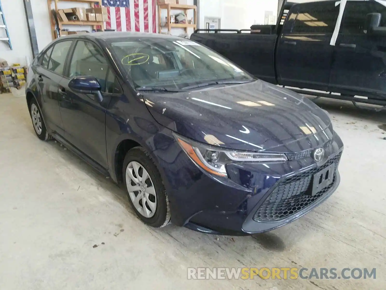 1 Photograph of a damaged car JTDEPRAE9LJ032055 TOYOTA COROLLA 2020