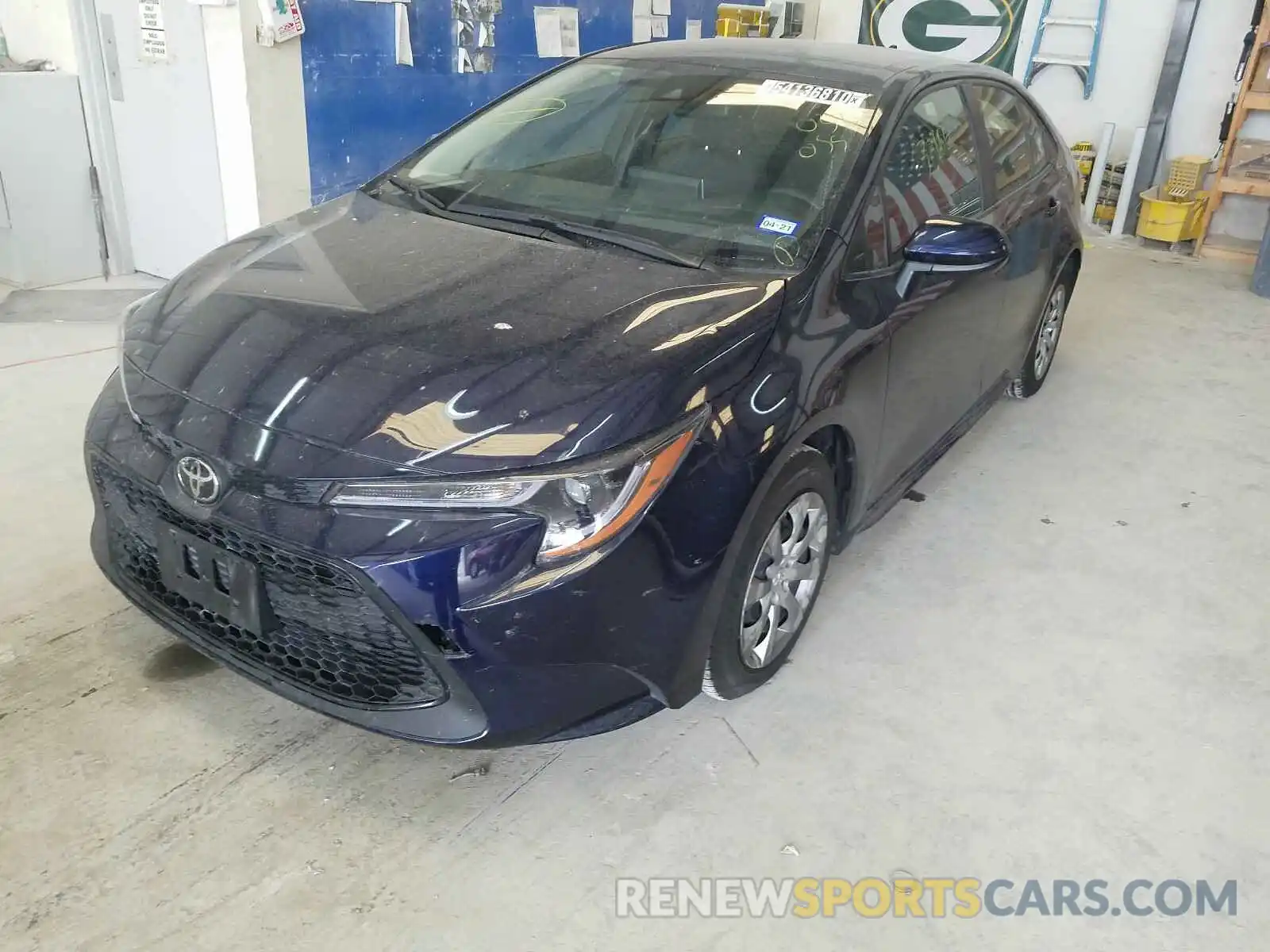 2 Photograph of a damaged car JTDEPRAE9LJ032055 TOYOTA COROLLA 2020