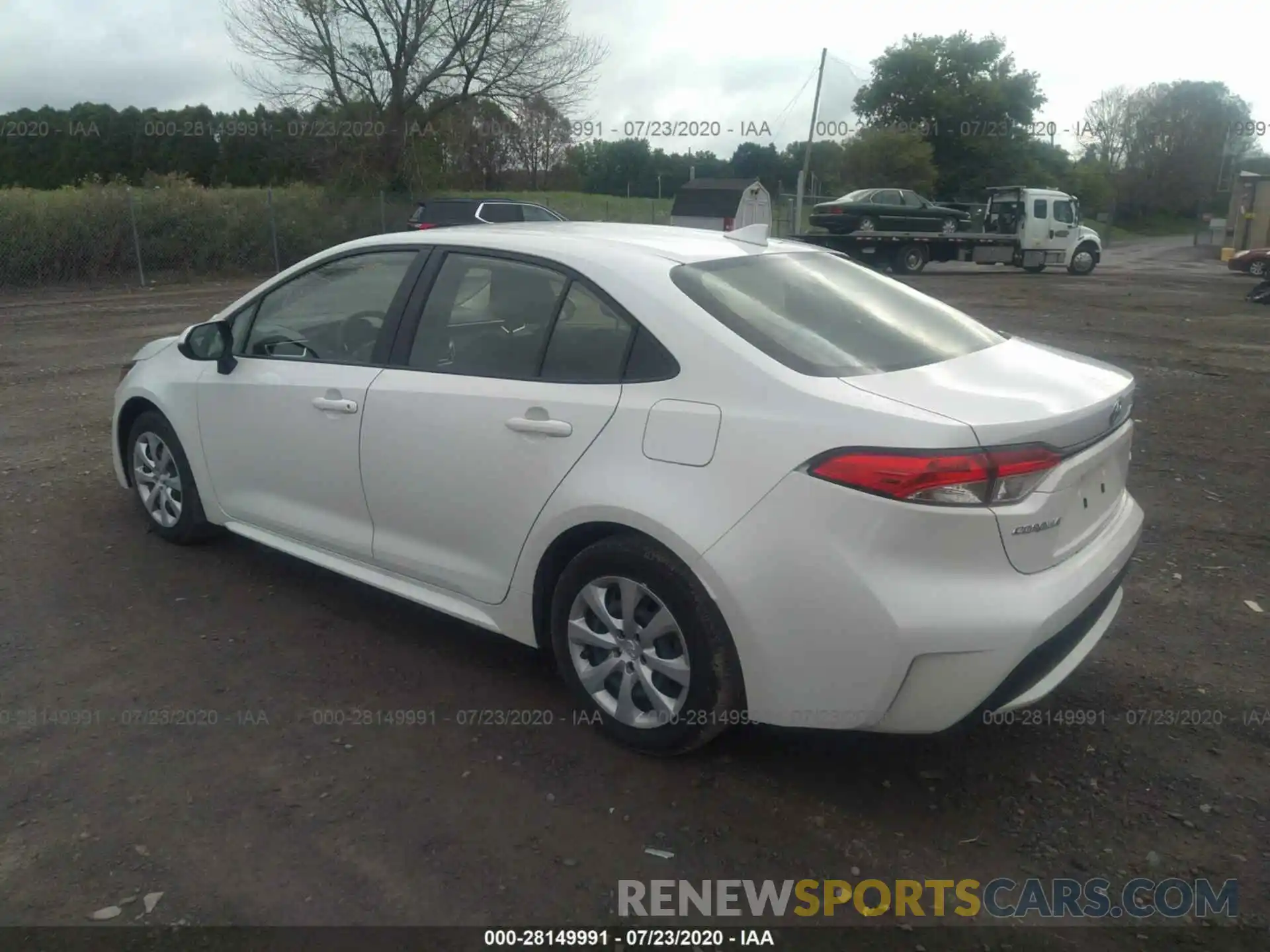 3 Photograph of a damaged car JTDEPRAE9LJ032864 TOYOTA COROLLA 2020