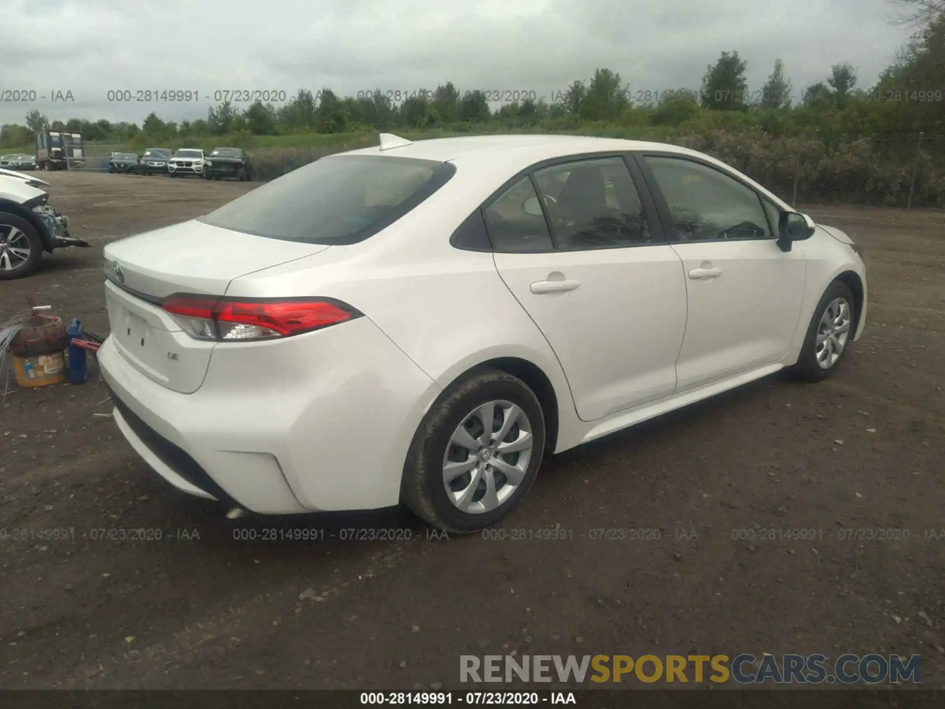 4 Photograph of a damaged car JTDEPRAE9LJ032864 TOYOTA COROLLA 2020