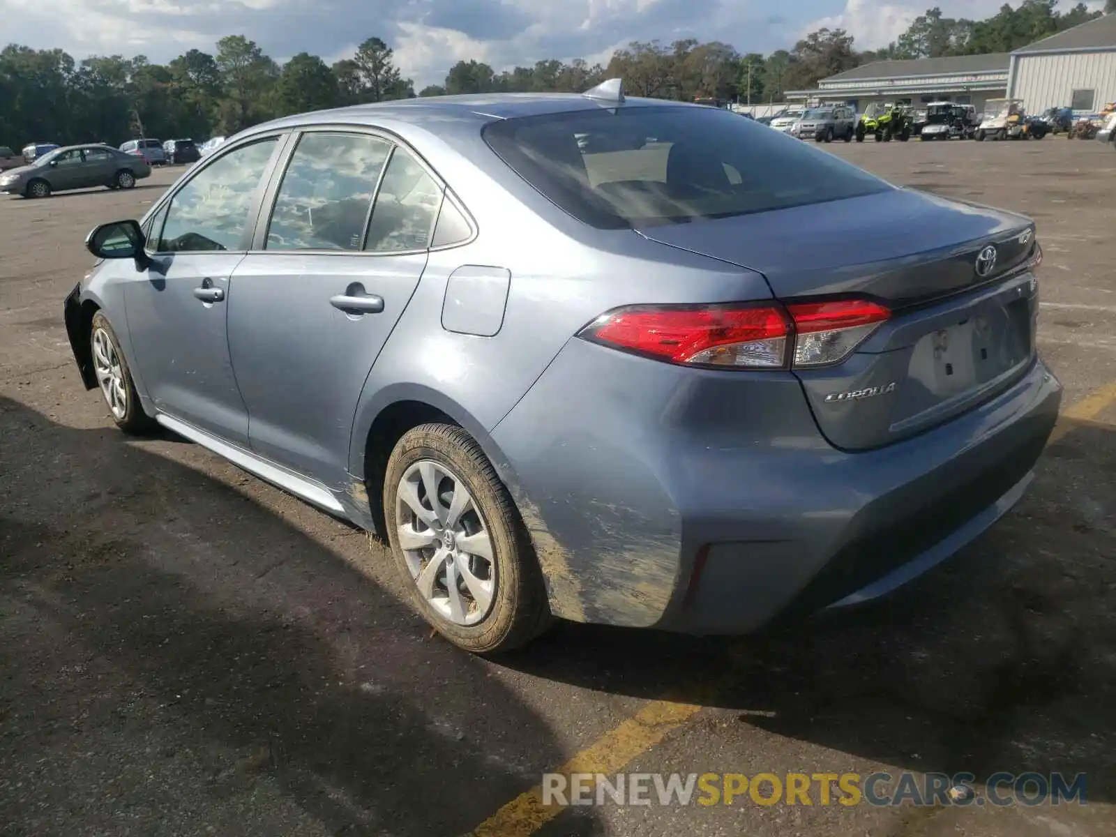 3 Photograph of a damaged car JTDEPRAE9LJ033321 TOYOTA COROLLA 2020