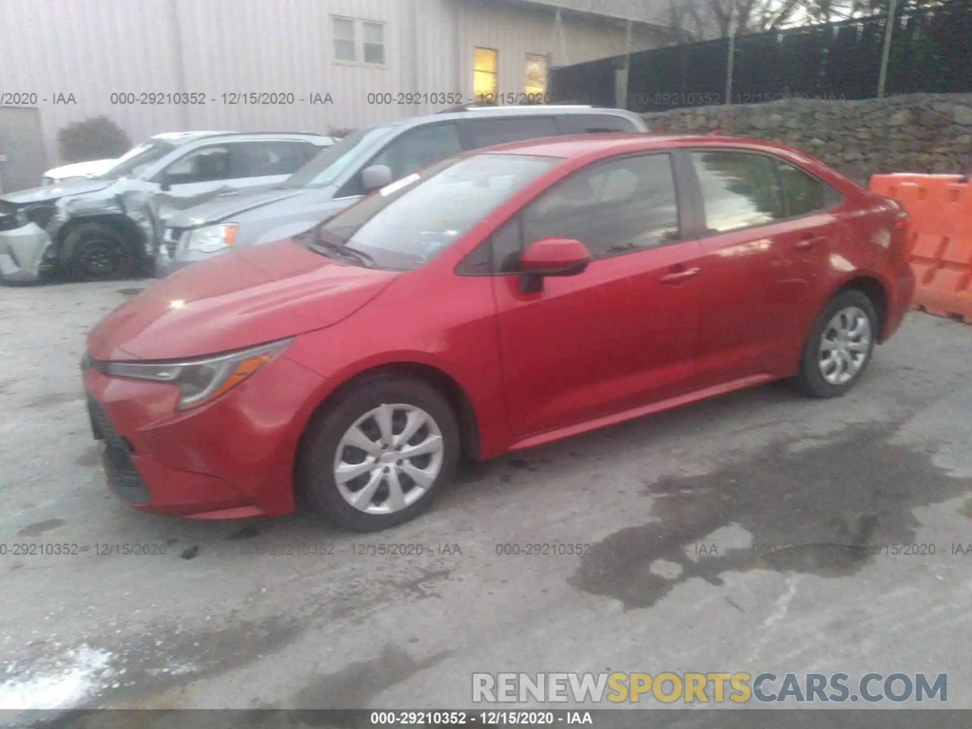 2 Photograph of a damaged car JTDEPRAE9LJ033996 TOYOTA COROLLA 2020